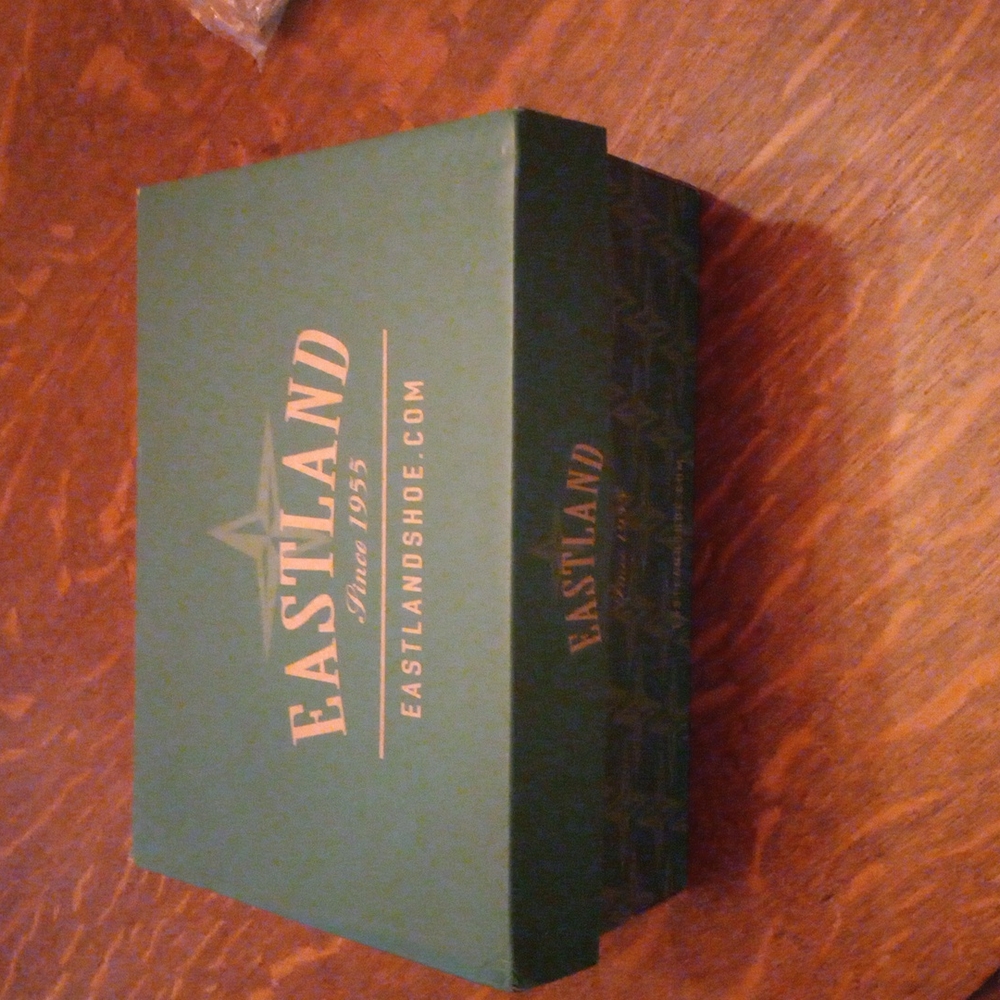 Eastland new in box Lumber up peanut color leather work boot. Size 7 women.